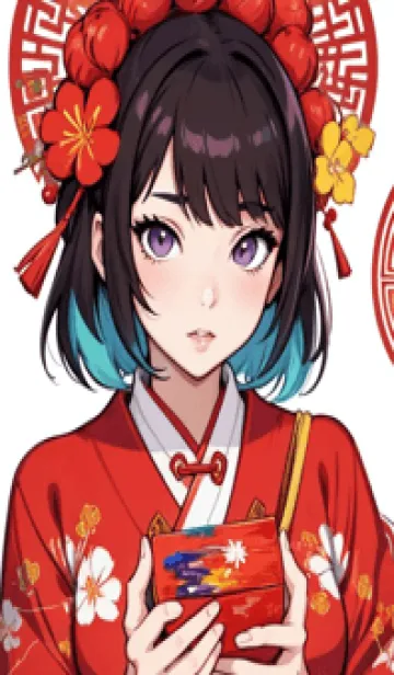 [LINE着せ替え] 新年、幸福を届ける MM pPesの画像1