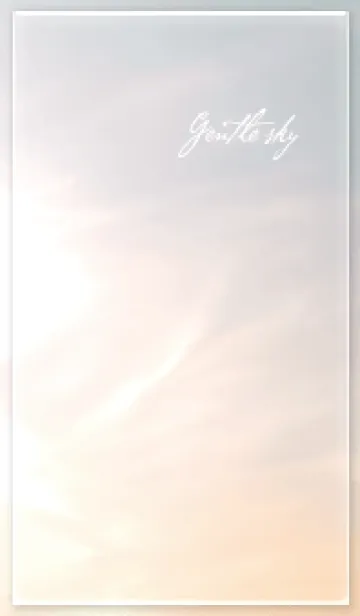 [LINE着せ替え] Gray 優しい空01_2の画像1