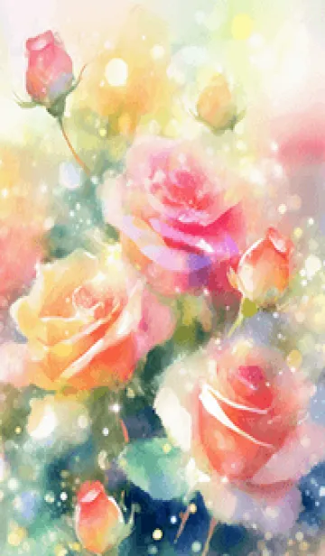 [LINE着せ替え] 薔薇(バラ)の花の着せかえ(R2606)の画像1