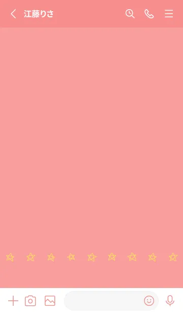 [LINE着せ替え] 星のらくがき(red05)の画像2