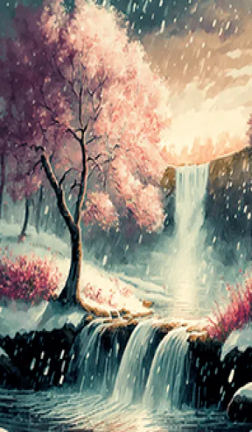 [LINE着せ替え] 優美な冬の風景の着せかえ(Winter-2566)の画像1