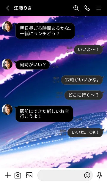 [LINE着せ替え] 冬のサクラ #CKLF124。の画像3