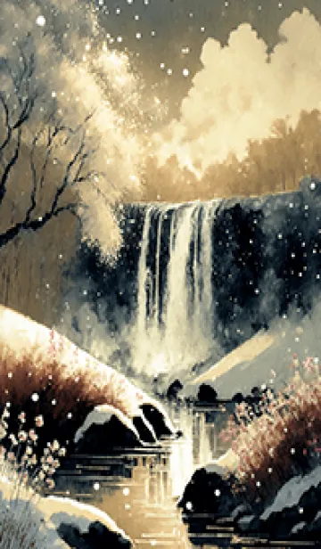 [LINE着せ替え] 優美な冬の風景の着せかえ(Winter-2567)の画像1