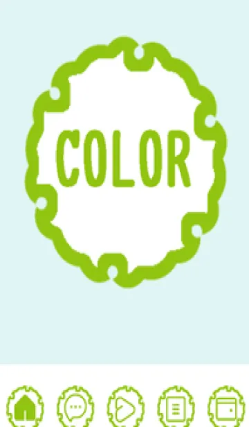 [LINE着せ替え] green color G109の画像1