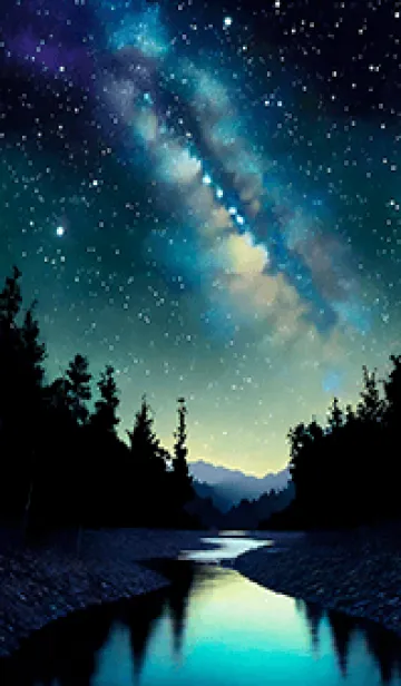 [LINE着せ替え] 穏やかな夜景の着せかえ/667の画像1