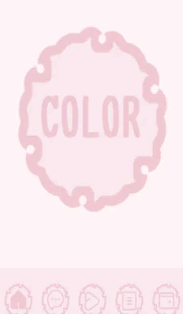 [LINE着せ替え] pink color G55の画像1