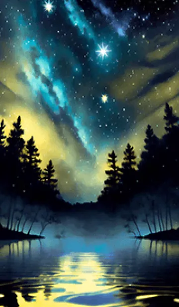 [LINE着せ替え] 穏やかな夜景の着せかえ/668の画像1