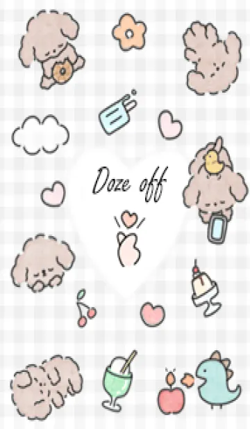 [LINE着せ替え] Gray うたた寝01_1の画像1