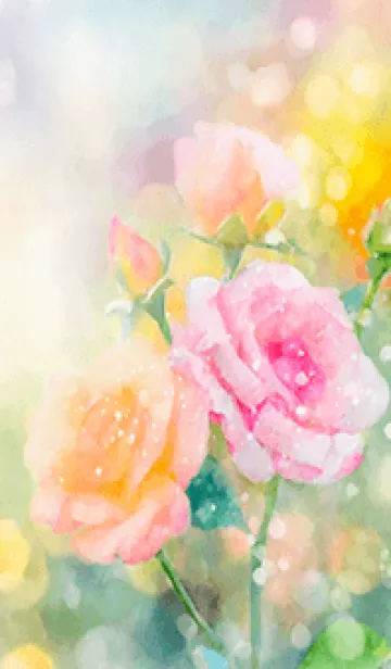 [LINE着せ替え] 薔薇(バラ)の花の着せかえ(R2614)の画像1