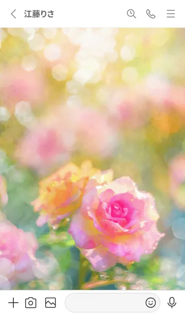 [LINE着せ替え] 薔薇(バラ)の花の着せかえ(R2617)の画像2