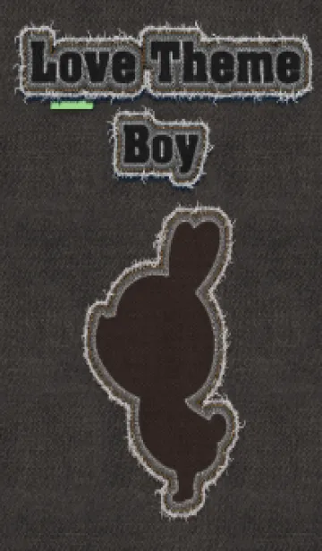 [LINE着せ替え] Rabbit and jeans fabric theme 74の画像1