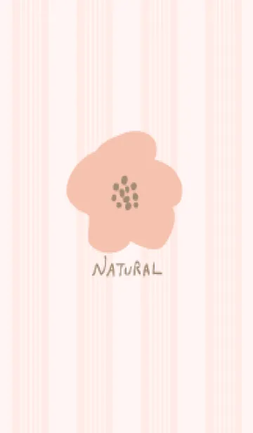 [LINE着せ替え] 花 ナチュラルの画像1