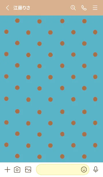 [LINE着せ替え] シンプルミニ ドット 344の画像2