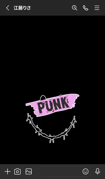 [LINE着せ替え] パンク スマイル 10の画像2