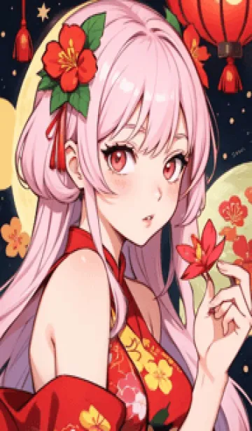 [LINE着せ替え] 新年、幸福を届ける MM BHuZの画像1