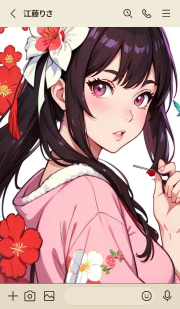 [LINE着せ替え] 新年、幸福を届ける MM bN3Oの画像2