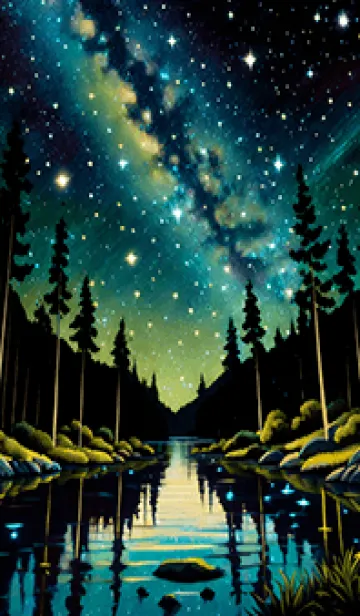 [LINE着せ替え] 穏やかな夜景の着せかえ/690の画像1