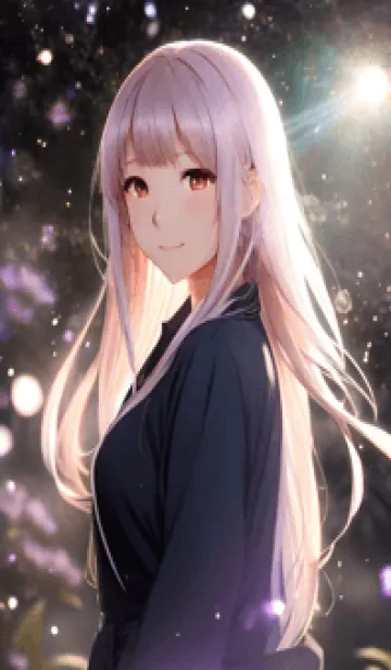 [LINE着せ替え] 微光の少女 5の画像1