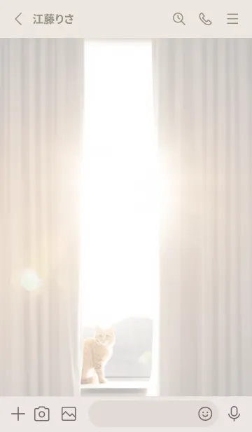 [LINE着せ替え] beige 目覚め02_1の画像2