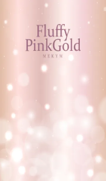 [LINE着せ替え] Fluffy-Pink Gold HEART 5の画像1