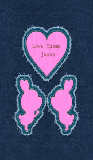 [LINE着せ替え] Love Theme - jeans 2の画像1