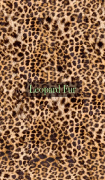 [LINE着せ替え] Leopard Fur 17の画像1