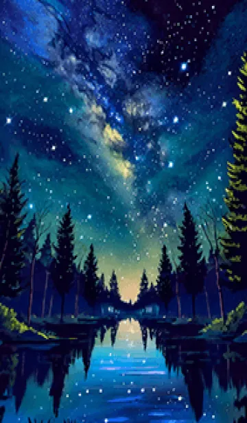 [LINE着せ替え] 穏やかな夜景の着せかえ/701の画像1