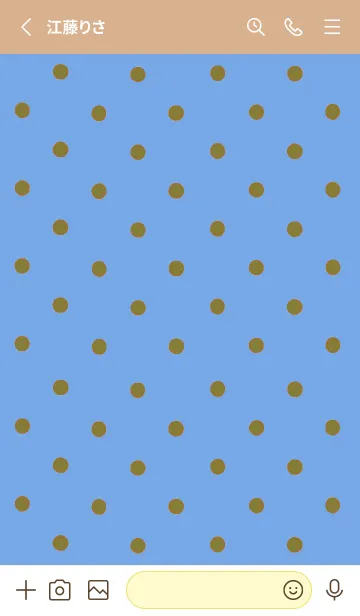 [LINE着せ替え] シンプルミニ ドット 345の画像2