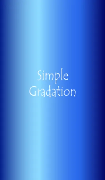 [LINE着せ替え] Simple Gradation -GlossyBlue 25-の画像1