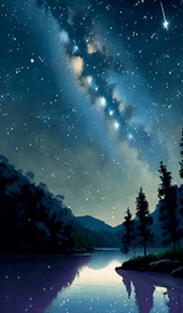 [LINE着せ替え] 穏やかな夜景の着せかえ/706の画像1