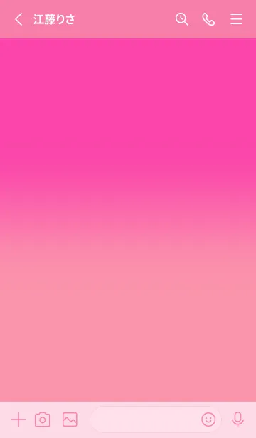 [LINE着せ替え] Fuchsia Pink & Rose Pink  V7 (JP)の画像2