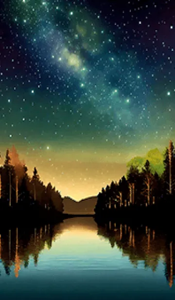 [LINE着せ替え] 穏やかな夜景の着せかえ/710の画像1