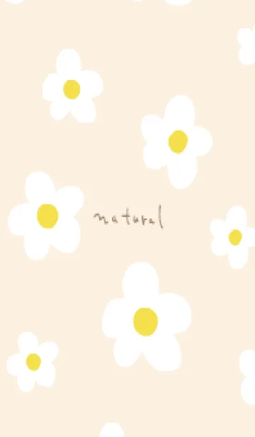 [LINE着せ替え] 北欧風 白い花5の画像1