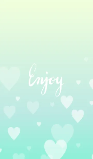 [LINE着せ替え] グラデーション ハート柄5の画像1