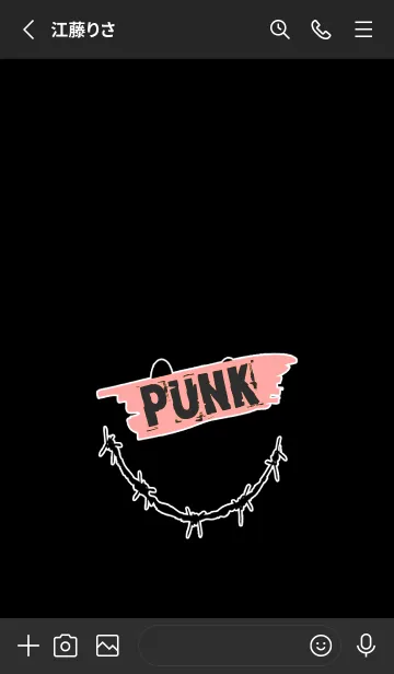 [LINE着せ替え] パンク スマイル 12の画像2