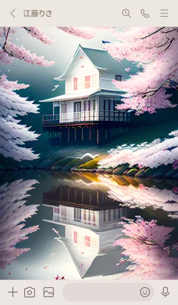 [LINE着せ替え] 浮世絵 山海桜 5Ww 3の画像2