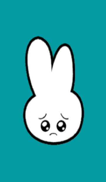 [LINE着せ替え] ぴえん うさぎ 182の画像1