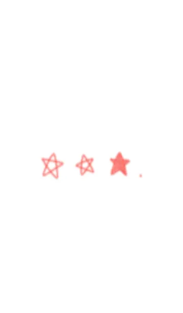 星のらくがき(red12)の着せ替えメイン画像