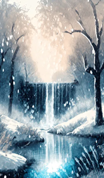 [LINE着せ替え] 優美な冬の風景の着せかえ(Winter-2592)の画像1