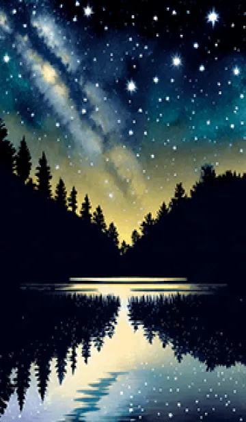 [LINE着せ替え] 穏やかな夜景の着せかえ/712の画像1