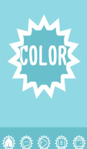 [LINE着せ替え] green color H106の画像1