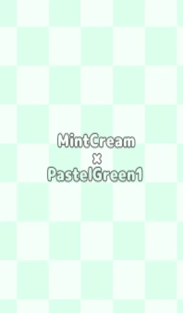 [LINE着せ替え] ミントクリーム■パステルグリーン1.TKCの画像1