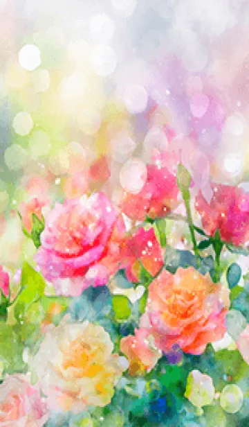 [LINE着せ替え] 薔薇(バラ)の花の着せかえ(R2636)の画像1