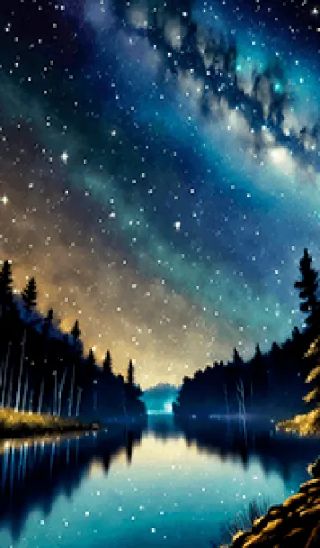 [LINE着せ替え] 穏やかな夜景の着せかえ/718の画像1