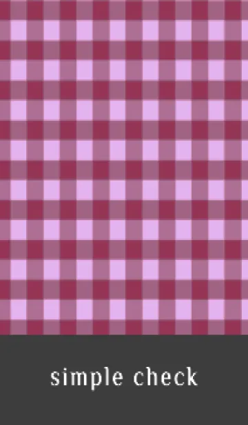 [LINE着せ替え] シンプル チェック 86の画像1