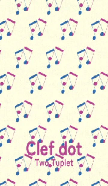 [LINE着せ替え] 2連符柄  ウルトラマリーンの画像1