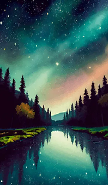 [LINE着せ替え] 穏やかな夜景の着せかえ/720の画像1