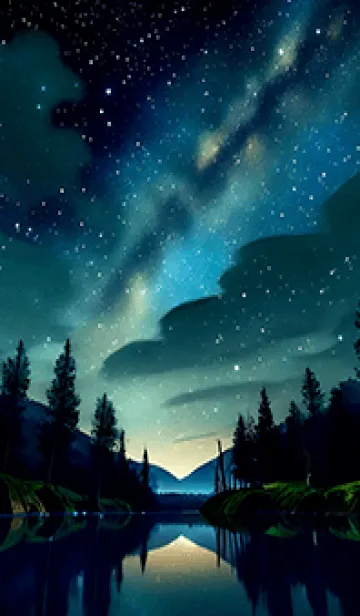 [LINE着せ替え] 穏やかな夜景の着せかえ/723の画像1