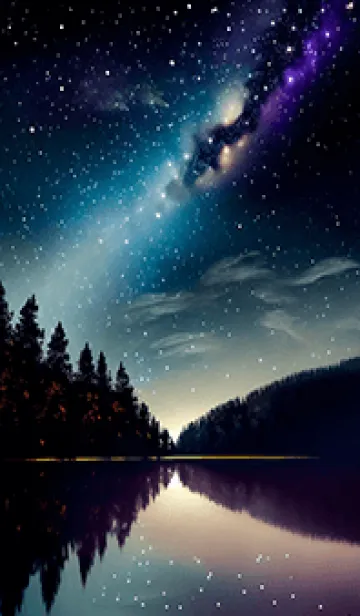 [LINE着せ替え] 穏やかな夜景の着せかえ/724の画像1