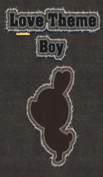 [LINE着せ替え] Rabbit and jeans fabric theme 75の画像1